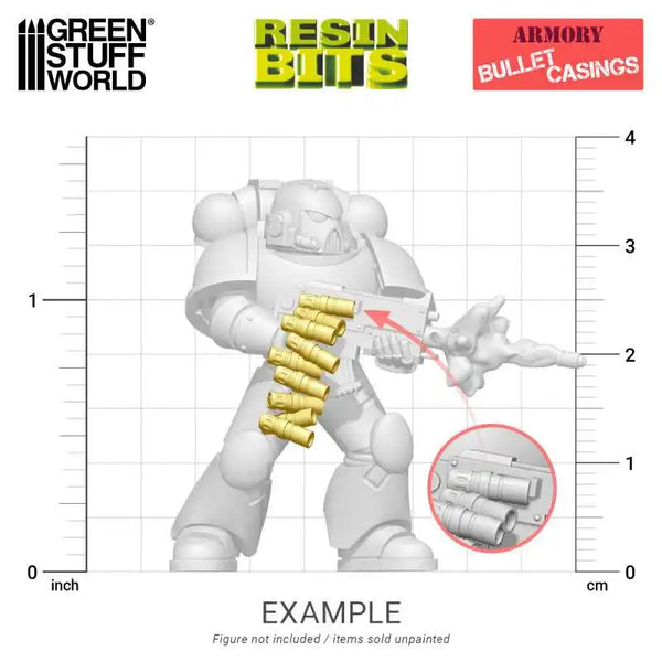 3D printed set - Bullet Casings 37x 12360