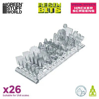 3D printed set - Hacker Screens 26x 12366