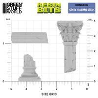 Green Stuff World Greek Column Ruins 1:48-1:35 12386