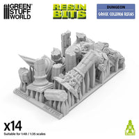 Green Stuff World Greek Column Ruins 1:48-1:35 12386