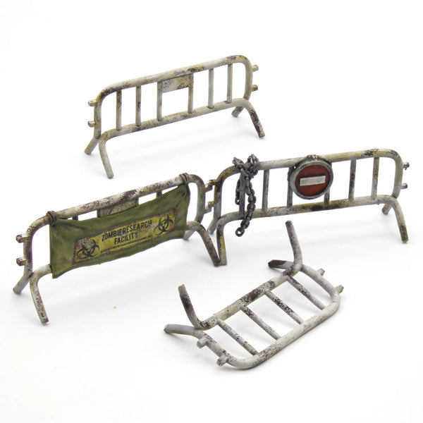 Green Stuff World 3D printed set - Metal Barricades 1:48 12416
