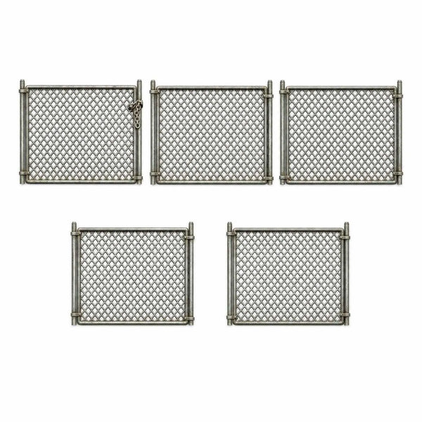 Green Stuff World 3D printed set - Chain Link Fences 50mm 1:48-1:35 12418