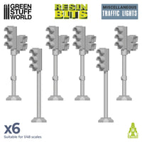 Green Stuff World 3D printed set - Traffic Lights 70mm 1:48 12419