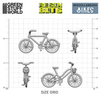 Green Stuff World 3D printed set - Bikes 1:48 12420