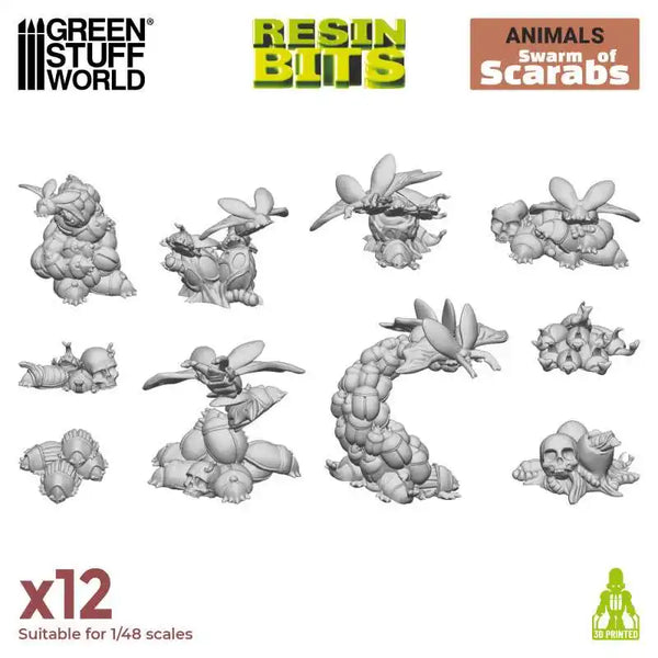 3D printed set - Swarm of Scarabs 12x 12666
