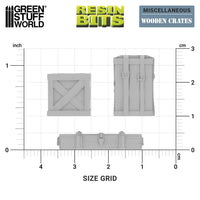 Green Stuff World Houten Kratten 1:48 GSW12684