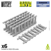 Large Wooden Ladders 1-48-1-35 12720