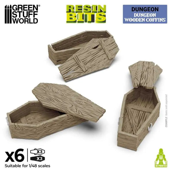 Dungeon Wooden Coffins 1:48 12721