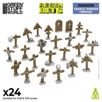 Trench Wooden Crosses 1:48-1:35 12722