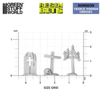 Trench Wooden Crosses 1:48-1:35 12722