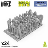 Trench Wooden Crosses 1:48-1:35 12722