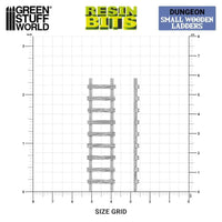 Small Wooden Ladders 1-48-1-35 12723