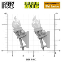Wall Torches for 3mm LEDs 1-48-1-35 12726