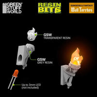 Wall Torches for 3mm LEDs 1-48-1-35 12726