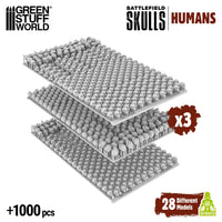 1000x Battlefield Resin Skulls 1:48-1:35 12743