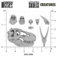 300x Battlefield Creature Skulls 1:48-1:35 12744