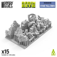 Green Stuff World Stone wall ruins 12745
