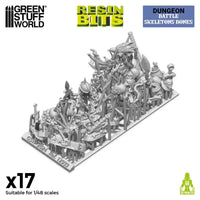 3D printed set - Battle Skeleton Bones 1:48 12933
