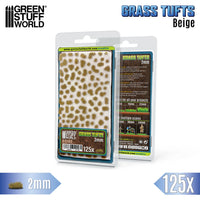 Green Stuff World Static Grass Tufts 2 mm Beige 12948