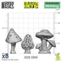 3D printed set - Wild Mushrooms XL 12962