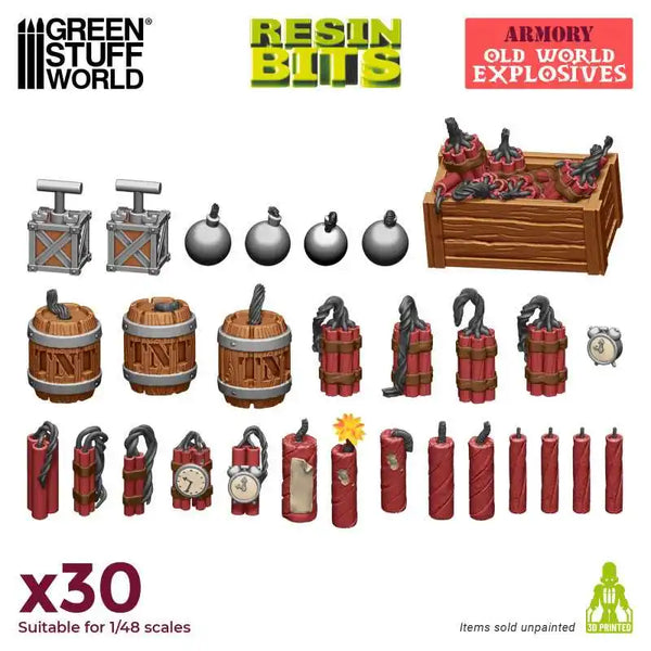 3D printed set - Old World Explosives 12969
