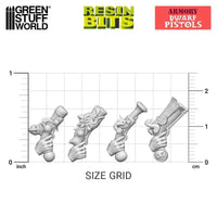 3D printed set - Dwarf Pistols 20x 12972
