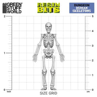 3D printed set - Human Skeletons 1:48 12998