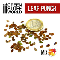 Miniature Leaf Punch Mix Bladeren RED 1310 Bladpons