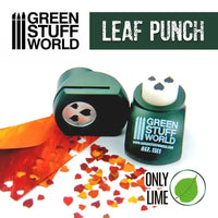 Miniature Leaf Punch Lime Dark Green Bladpons 1311