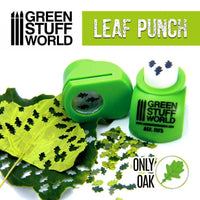 Miniature Leaf Punch Oak Light Green Bladpons 1312