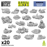 3D printed set - Skeleton Remains 1:48 13174