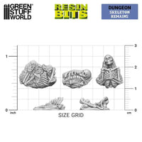 3D printed set - Skeleton Remains 1:48 13174
