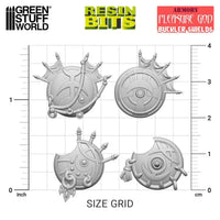 3D printed set - Pleasure God Bucklers Shields 10x 13187