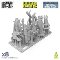 3D printed set - Industrial Metal Beams 13206