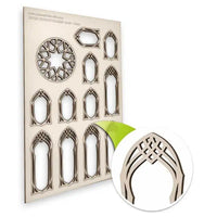 Elven Miniature Windows - Small 13262