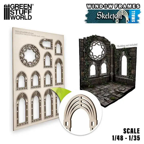 Skeleton Miniature Windows - Small 13265
