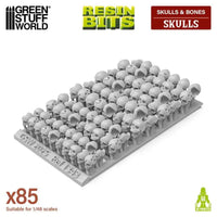 85x Resin Skulls 1343