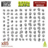 85x Resin Skulls 1343
