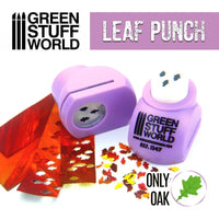Miniature Leaf Punch Oak LIGHT PURPLE 1347  Bladpons