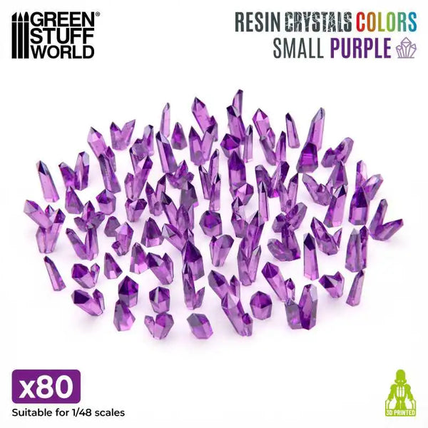 PURPLE Resin Crystals - Small 13513