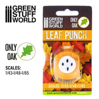 Miniature Leaf Punch Oak Orange Bladpons 1354
