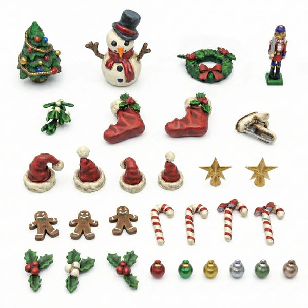 Green Stuff World Christmas Decorations set 1:48-1:35 13595