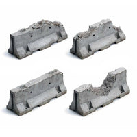 Green Stuff World Broken Jersey Barriers 1360