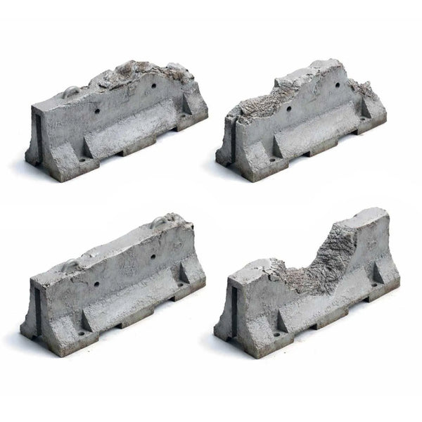 Green Stuff World Broken Jersey Barriers 1360