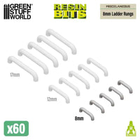 Mecha Detail Parts - 8mm Ladder Rungs 60x 13602