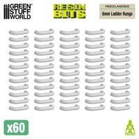 Mecha Detail Parts - 8mm Ladder Rungs 60x 13602
