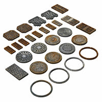 Green Stuff World Manhole Covers 1:48-1:35 13637