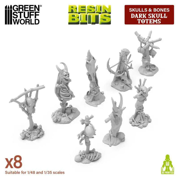 Dunkle Totenkopf-Totems 1:48-1:35 12734