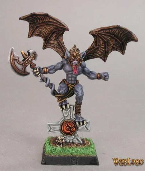 Crypt Bat with Axe Lycanthrope, Necropolis Adept (metal) 14010