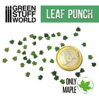 Miniature Leaf Punch Esdoorn MEDIUM GREEN 1414 Bladpons